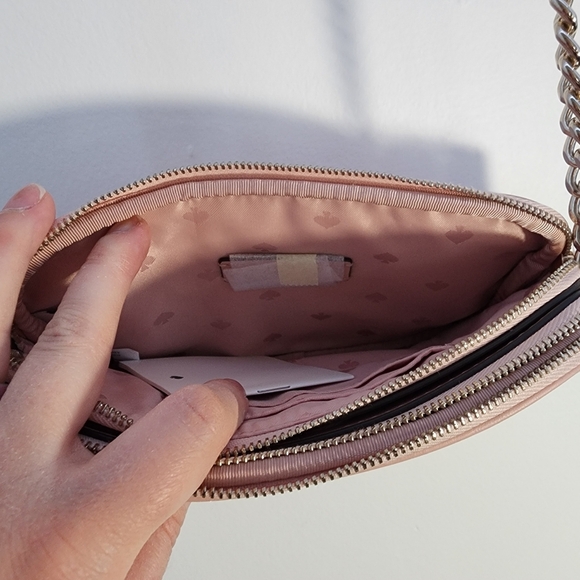 Nwt Kate Spade Pink Quilted Crossbody Bag - Picture 8 of 13